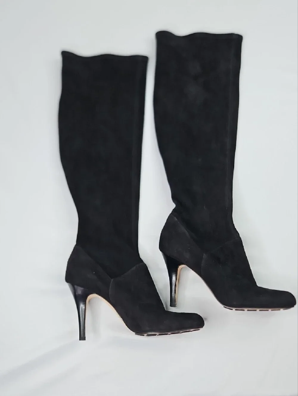Cole Haan Nike Air Black Over-the-Knee Suede Stiletto Boots Sixe 9B